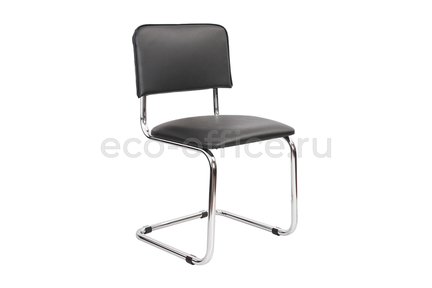 Стул SYLWIA Chrome 450320/V4 Чёрная экокожа купить в Самаре