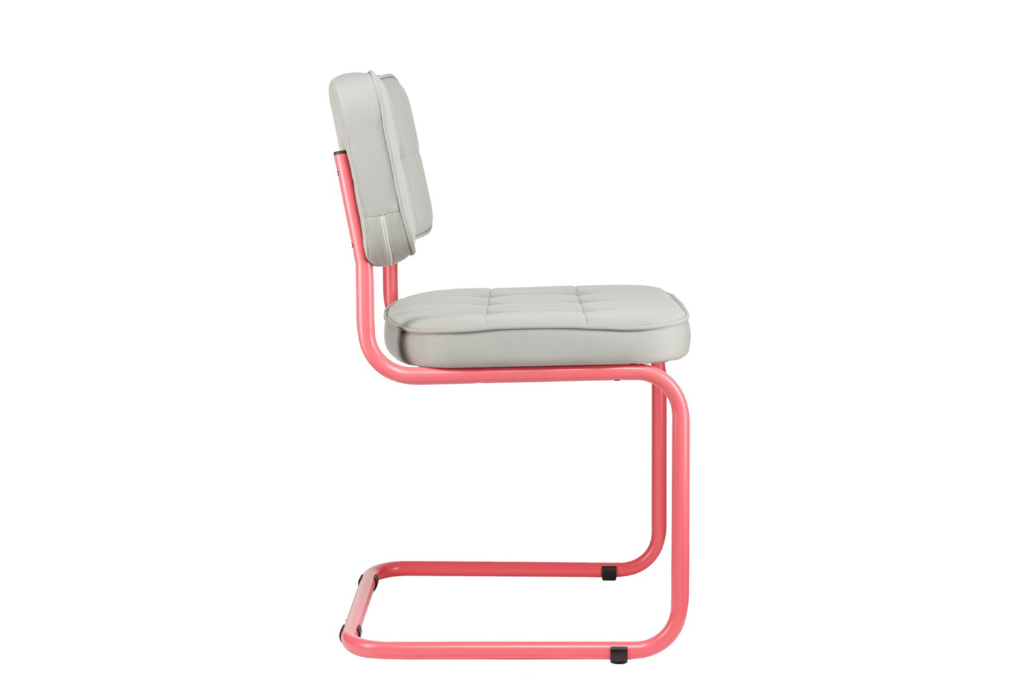 конференц-кресло eco-chair colombo comfort clm-05 серый велюр / винтажная роза металл фото