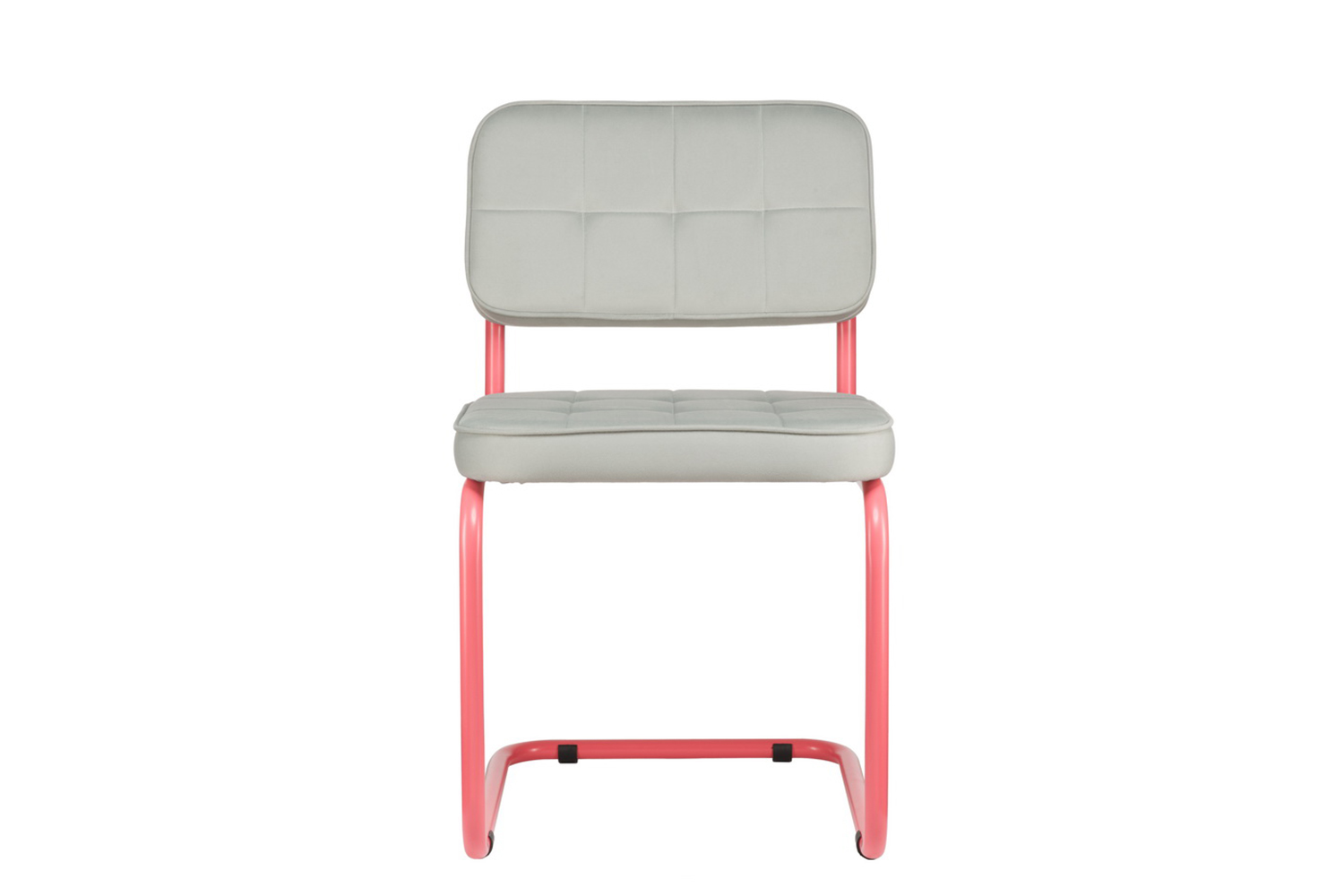 конференц-кресло eco-chair colombo comfort clm-05 серый велюр / винтажная роза металл фото
