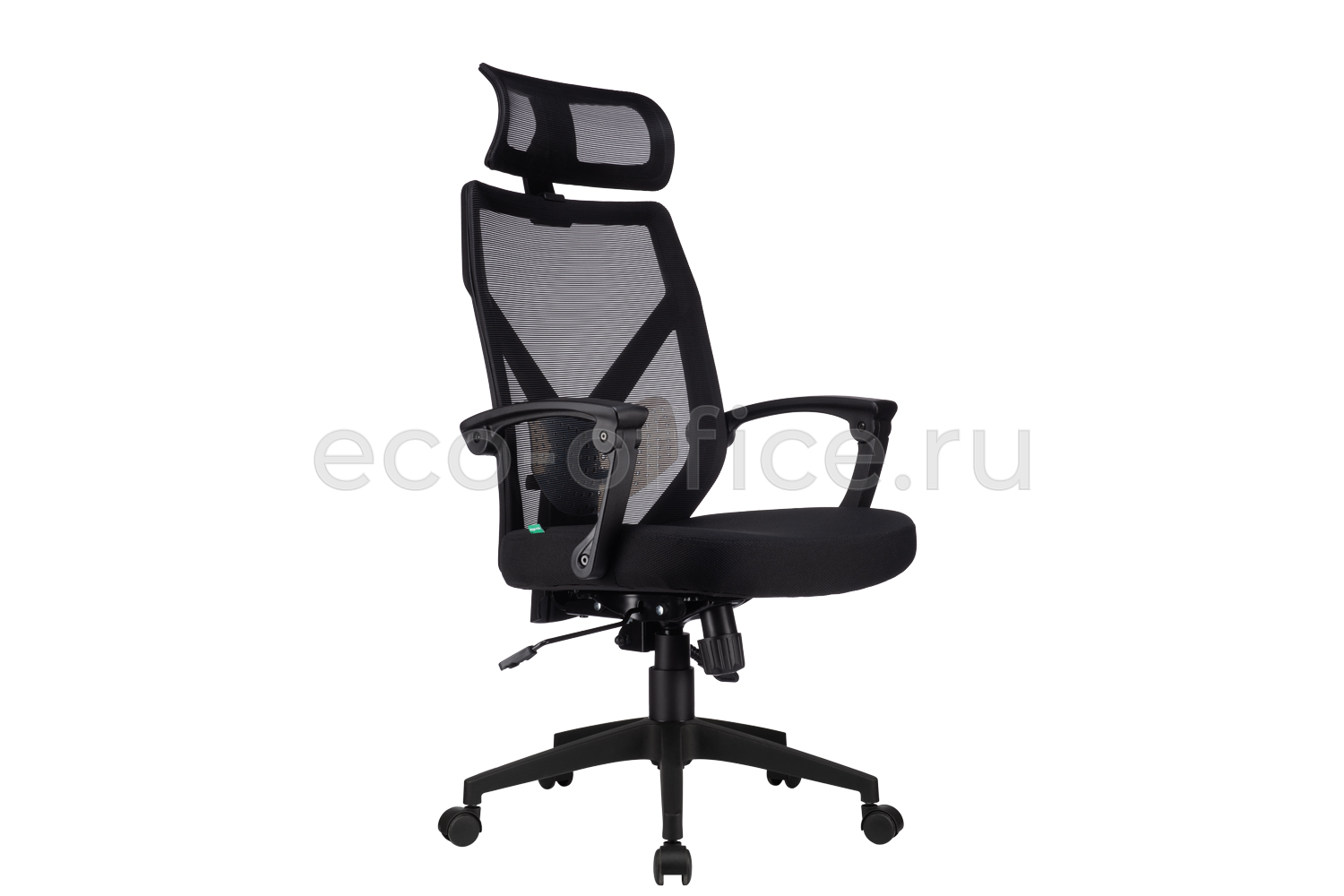 Кресло RV Chair OLIVER W-203 AC Чёрный пластик / Чёрная ткань купить в Самаре