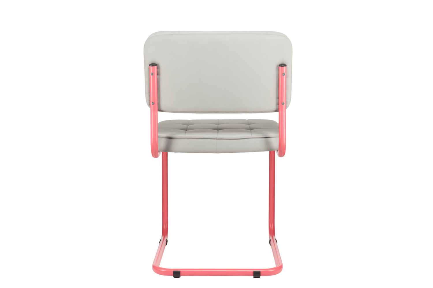 конференц-кресло eco-chair colombo comfort clm-05 серый велюр / винтажная роза металл фото