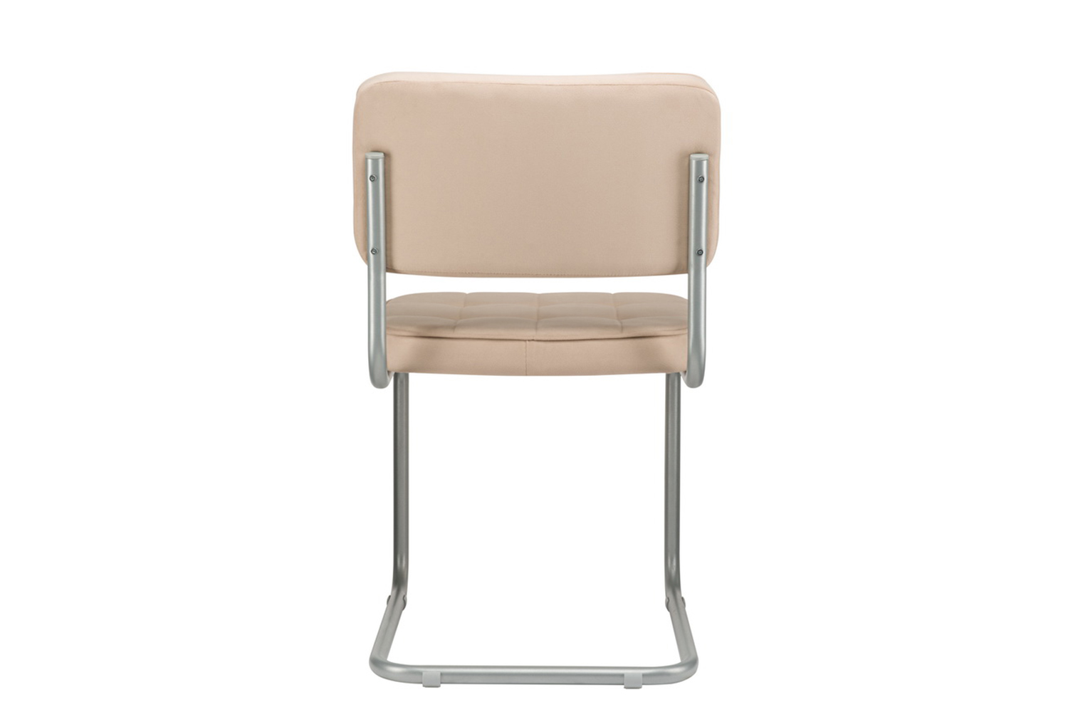 конференц-кресло eco-chair colombo comfort clm-05 бежевый велюр / серый металл фото