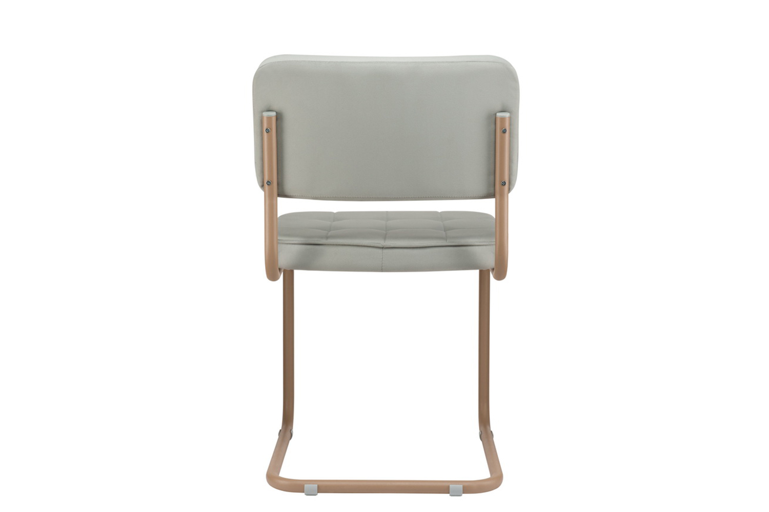 конференц-кресло eco-chair colombo comfort clm-05 серый велюр / капучино металл фото
