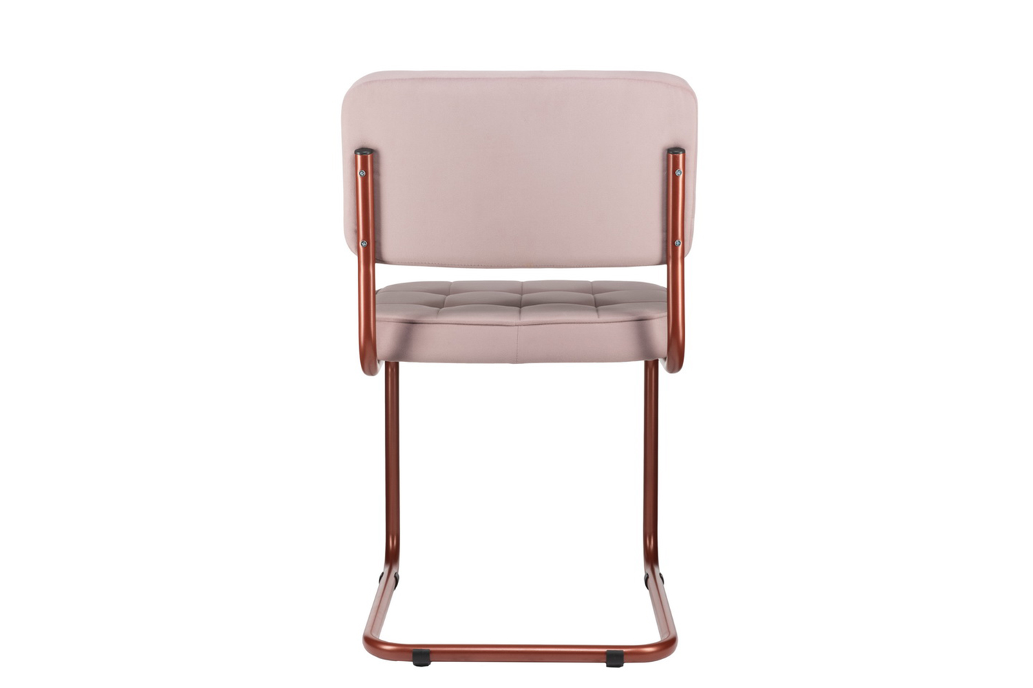 конференц-кресло eco-chair colombo comfort clm-05 розовый велюр / терракот металл фото
