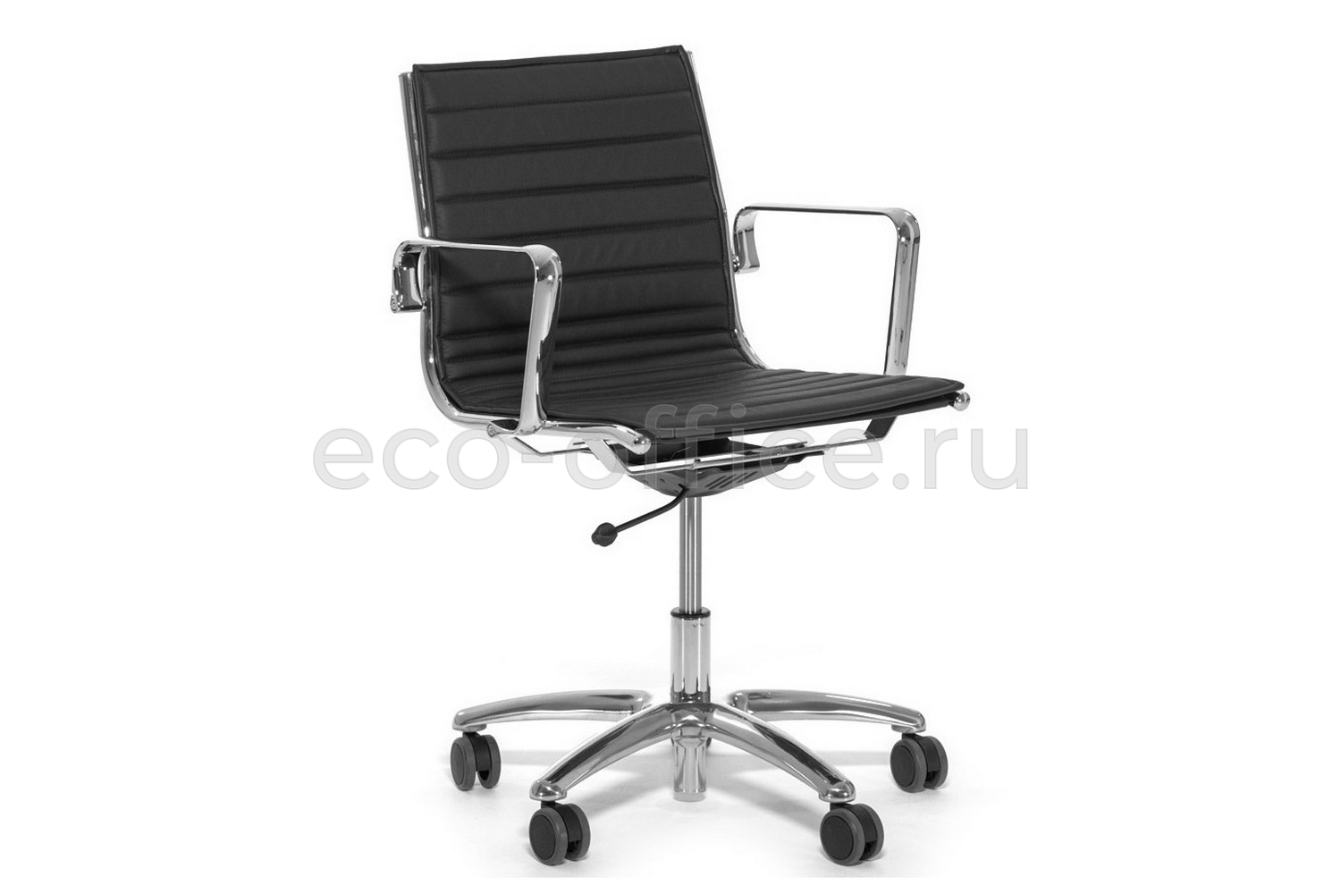 Кресло офисное Luxy LIGHT B Чёрная кожа купить в Самаре