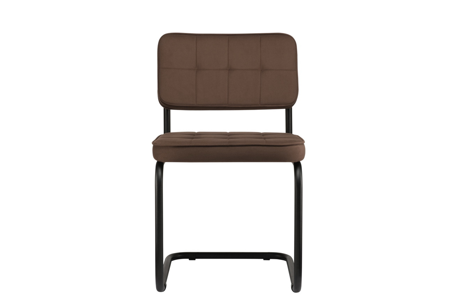 конференц-кресло eco-chair colombo comfort clm-05 коричневый велюр / черный металл фото
