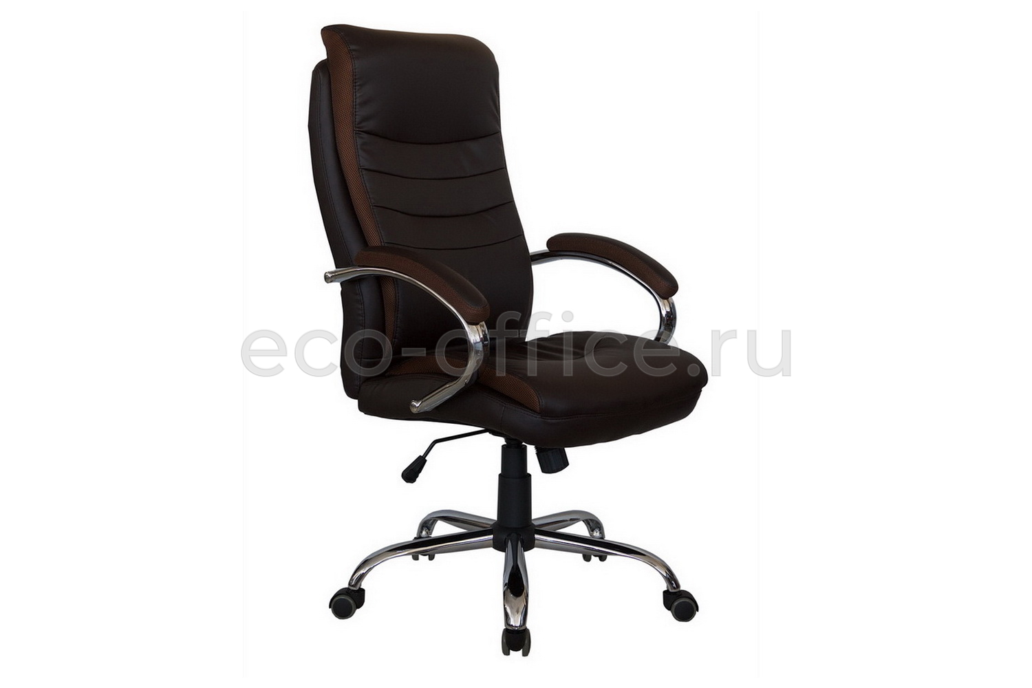 Кресло руководителя RV Chair HOOP 9131 Коричневая экокожа купить в Самаре