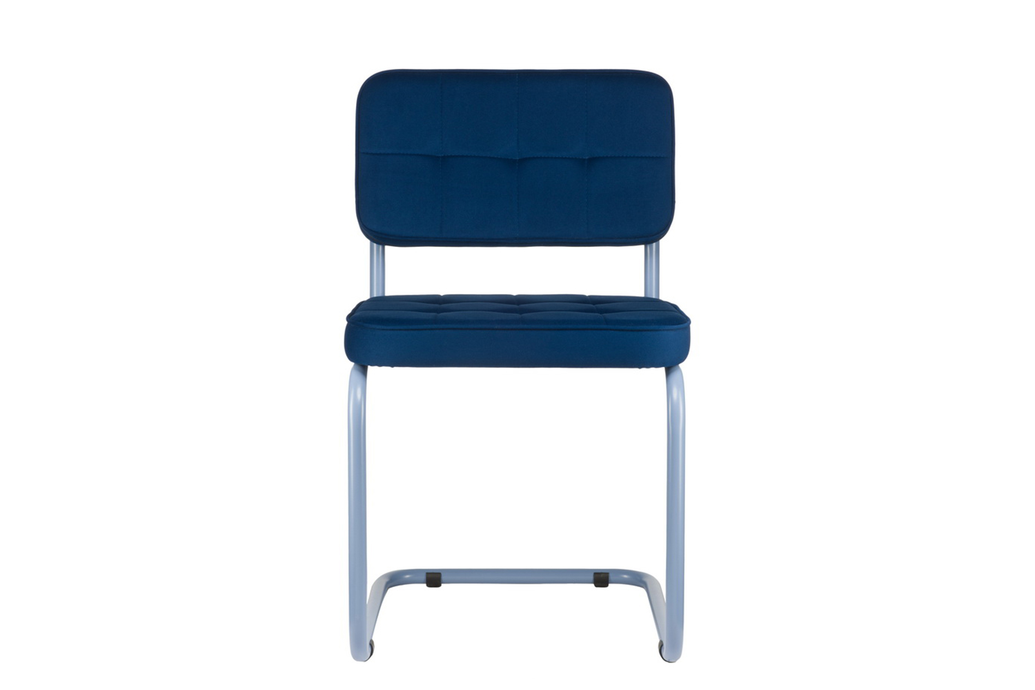 конференц-кресло eco-chair colombo comfort clm-05 синий велюр / синий пудровый металл фото