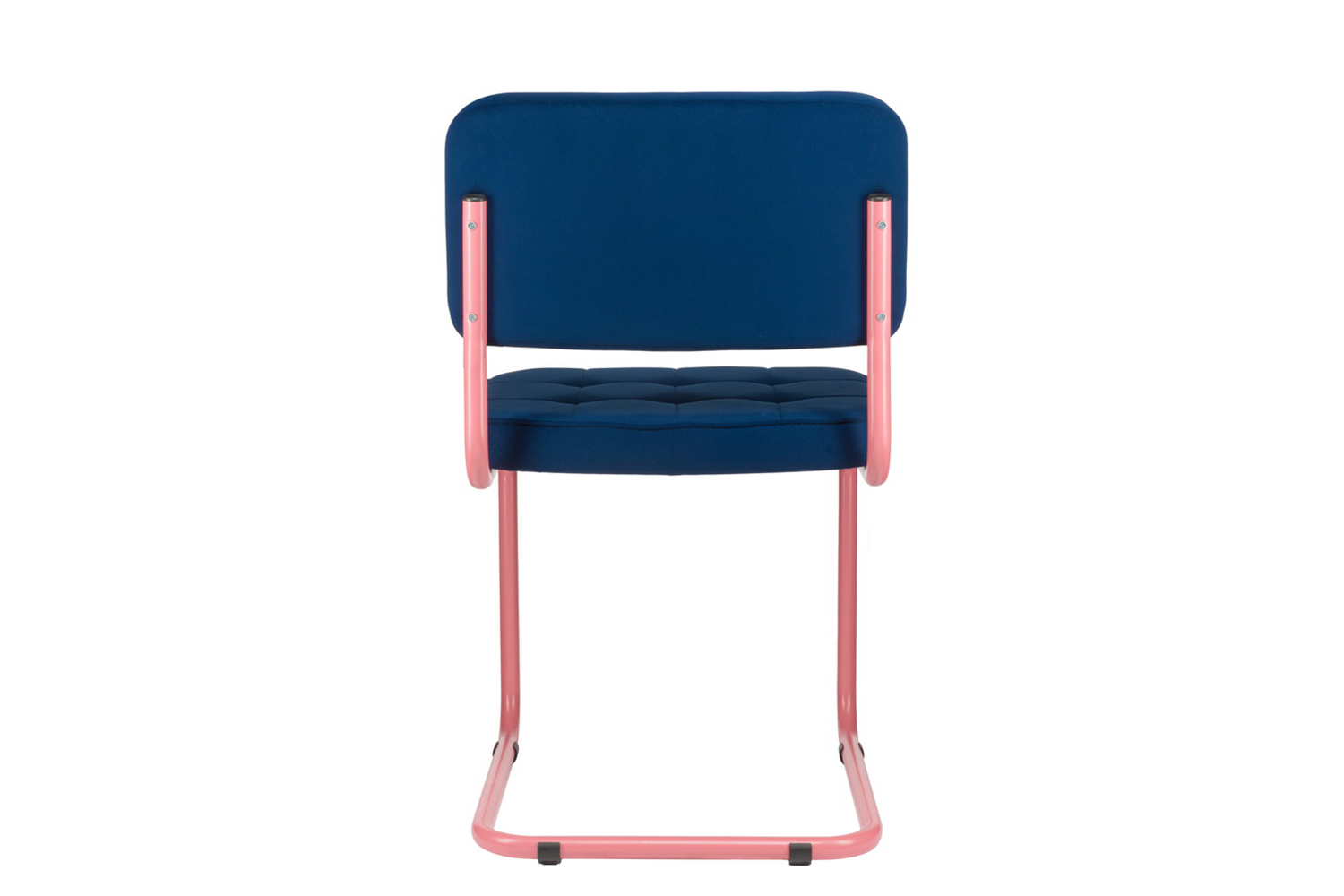 конференц-кресло eco-chair colombo comfort clm-05 синий велюр / винтажная роза металл фото