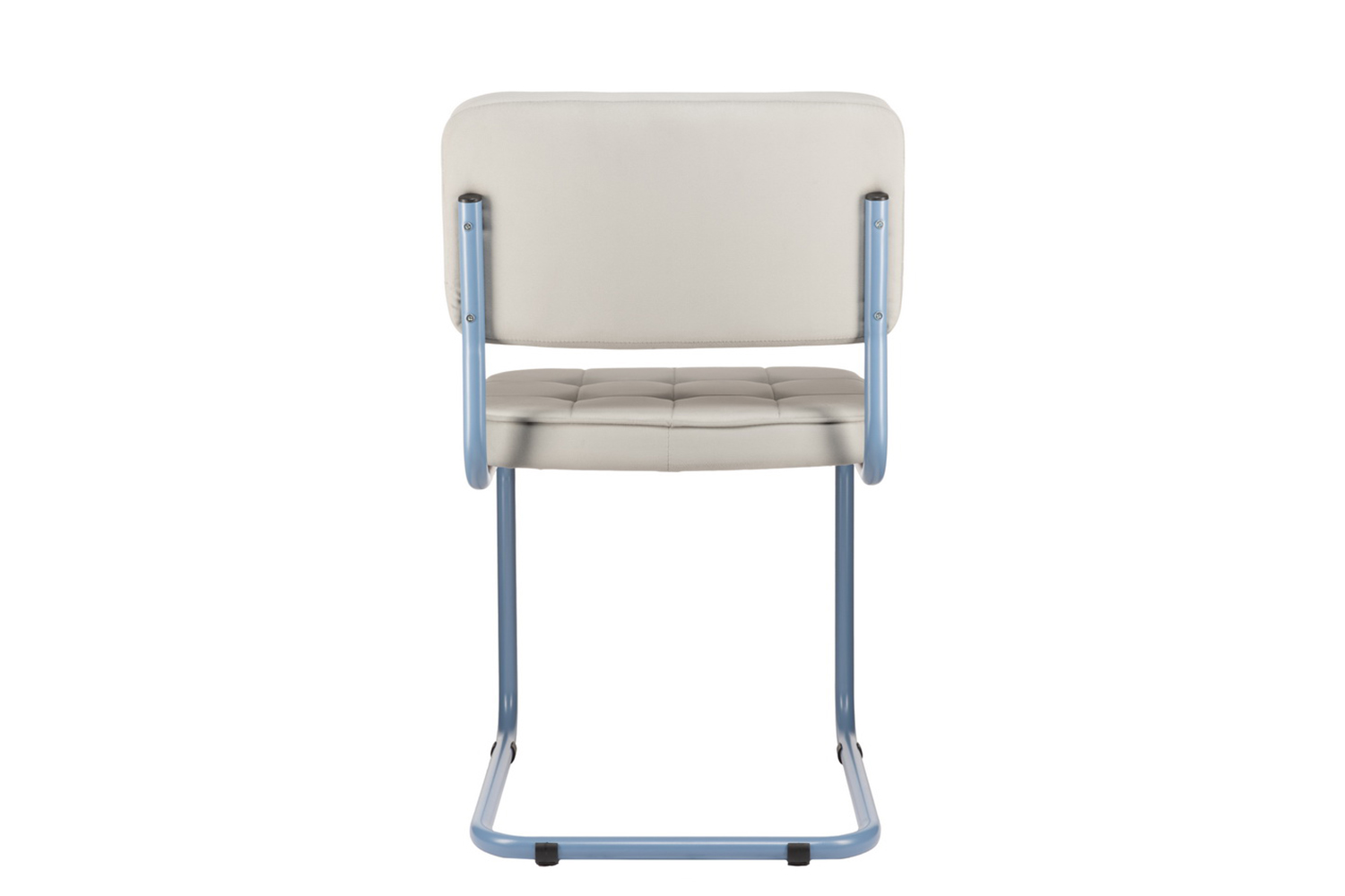 конференц-кресло eco-chair colombo comfort clm-05 серый велюр / синий пудровый металл фото