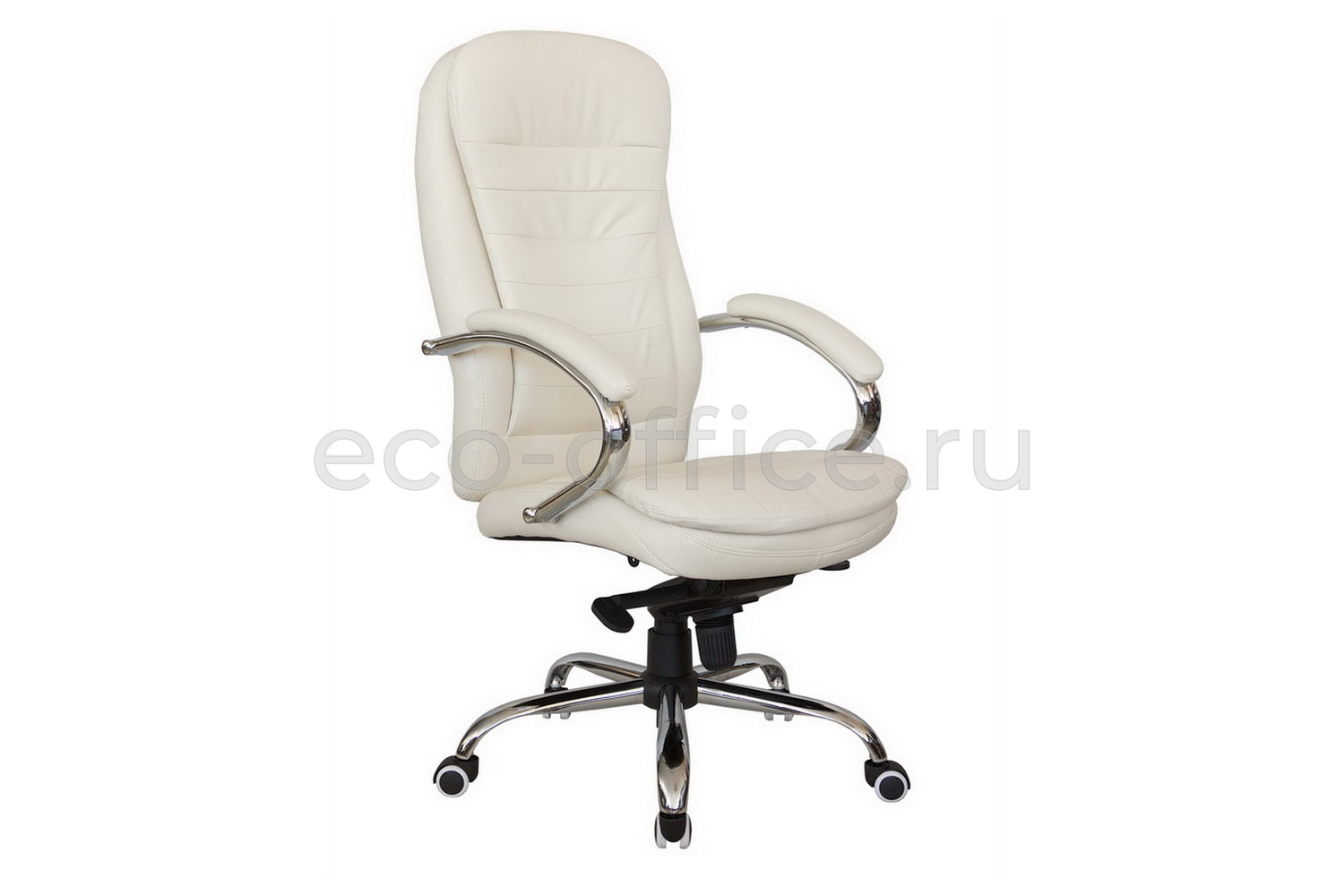 Кресло руководителя RV Chair FAIT 9024 Бежевая экокожа купить в Самаре