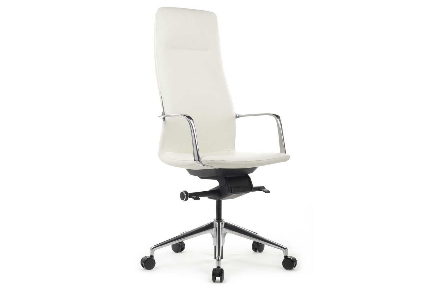 Кресло руководителя RV Design PLAZA FK004-A13 Белая кожа купить в Самаре