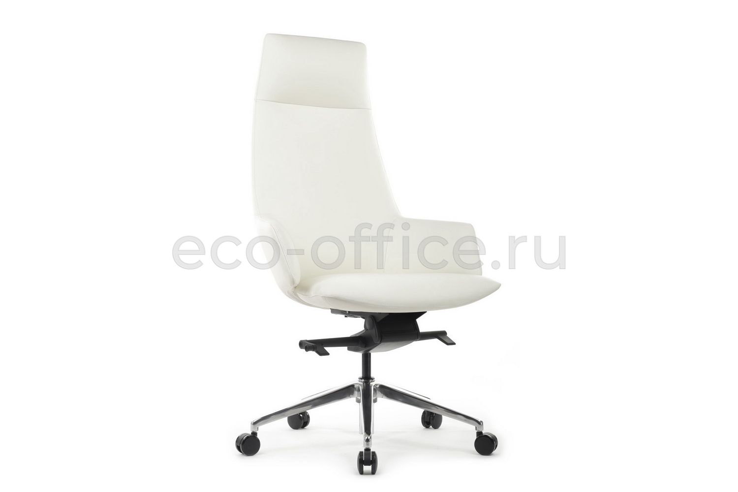 Кресло руководителя RV Design SPELL A1719 Белая кожа купить в Самаре