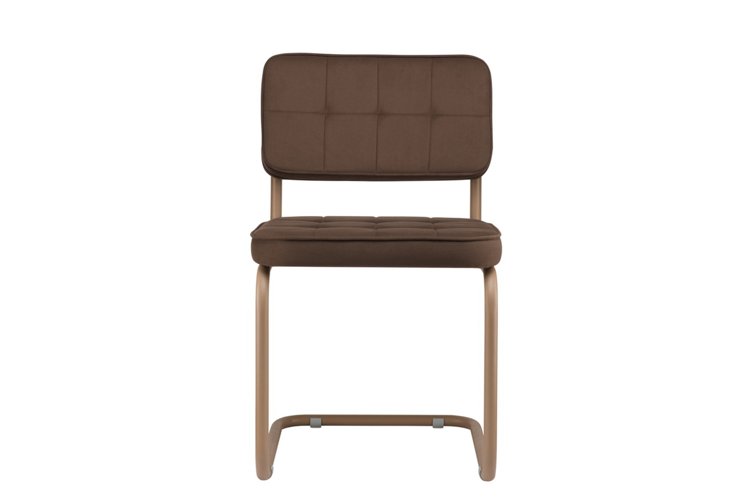 конференц-кресло eco-chair colombo comfort clm-05 коричневый велюр / капучино металл фото