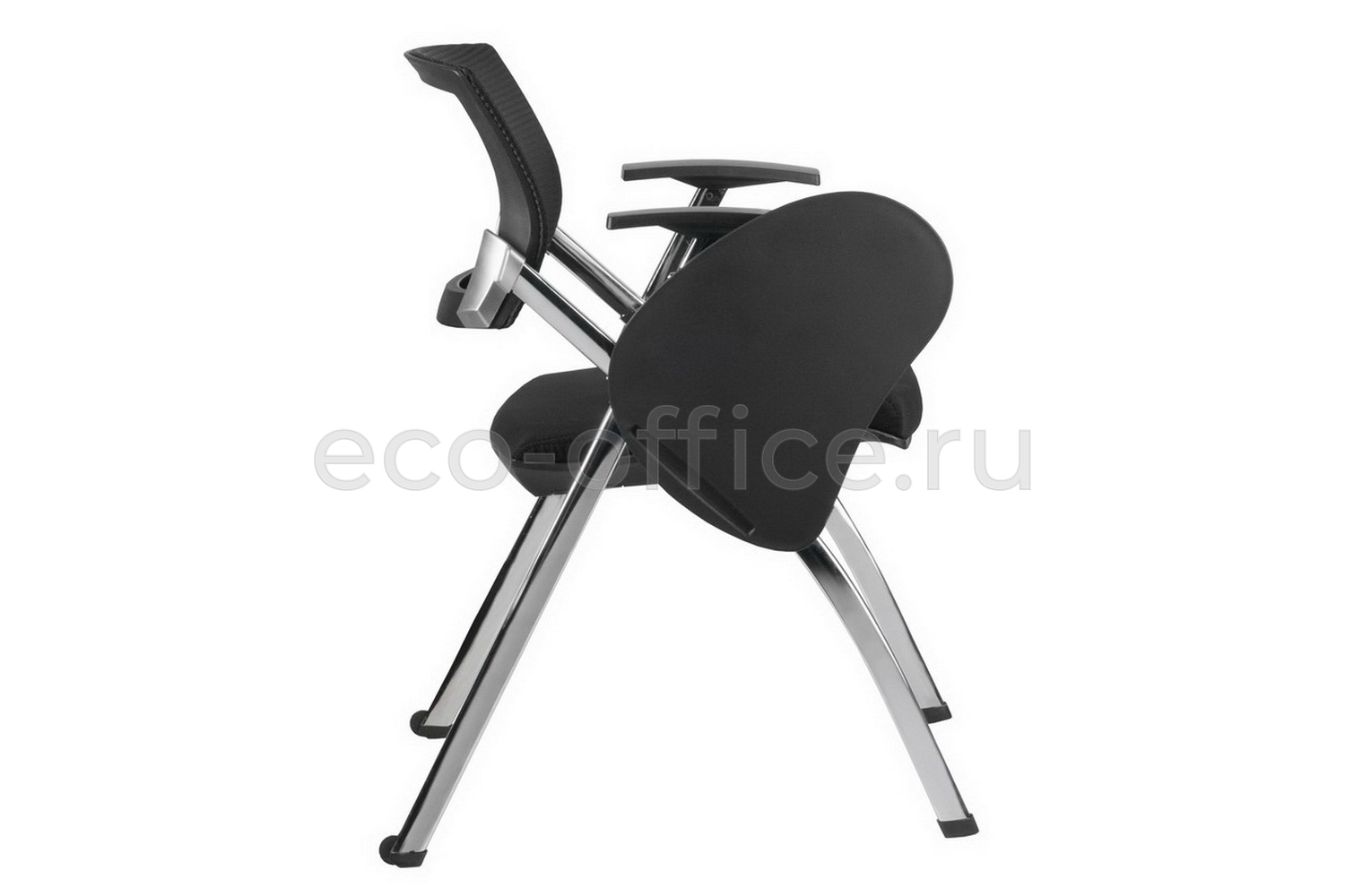 Конференц-кресло складное с пюпитром RV Chair CLICK 462TEC Чёрная ткань  стоимость