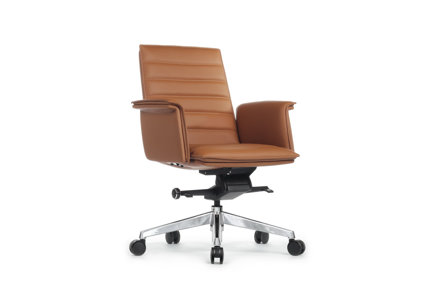Кресло руководителя RV Design RUBENS-M B1819-2 Светло-коричневая кожа купить в Самаре