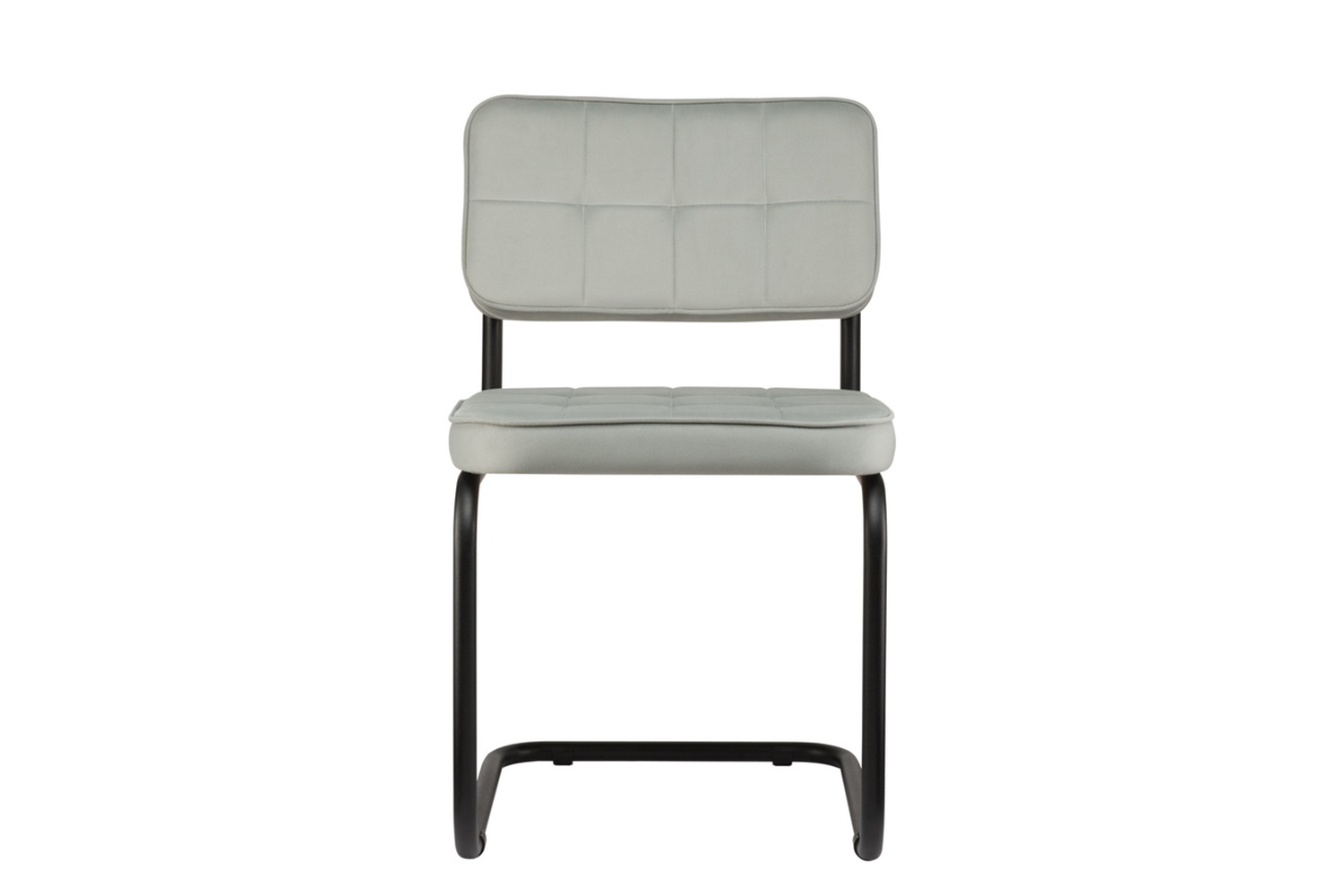 конференц-кресло eco-chair colombo comfort clm-05 серый велюр / черный металл фото