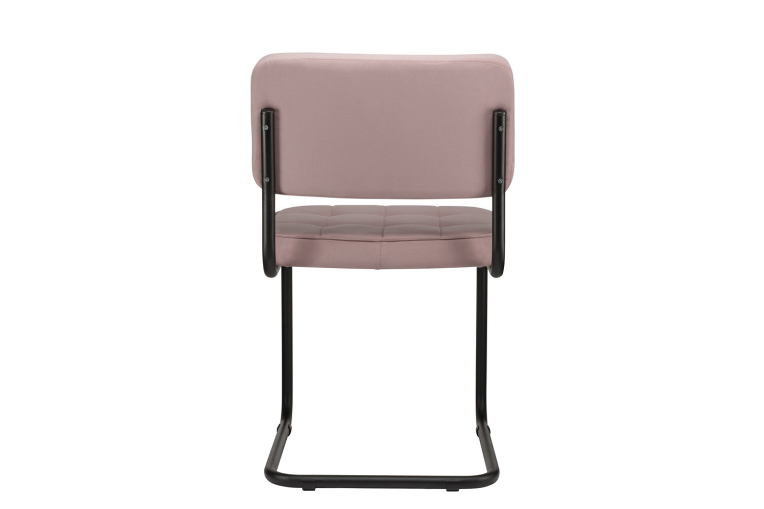 конференц-кресло eco-chair colombo comfort clm-05 розовый велюр / чёрный металл фото