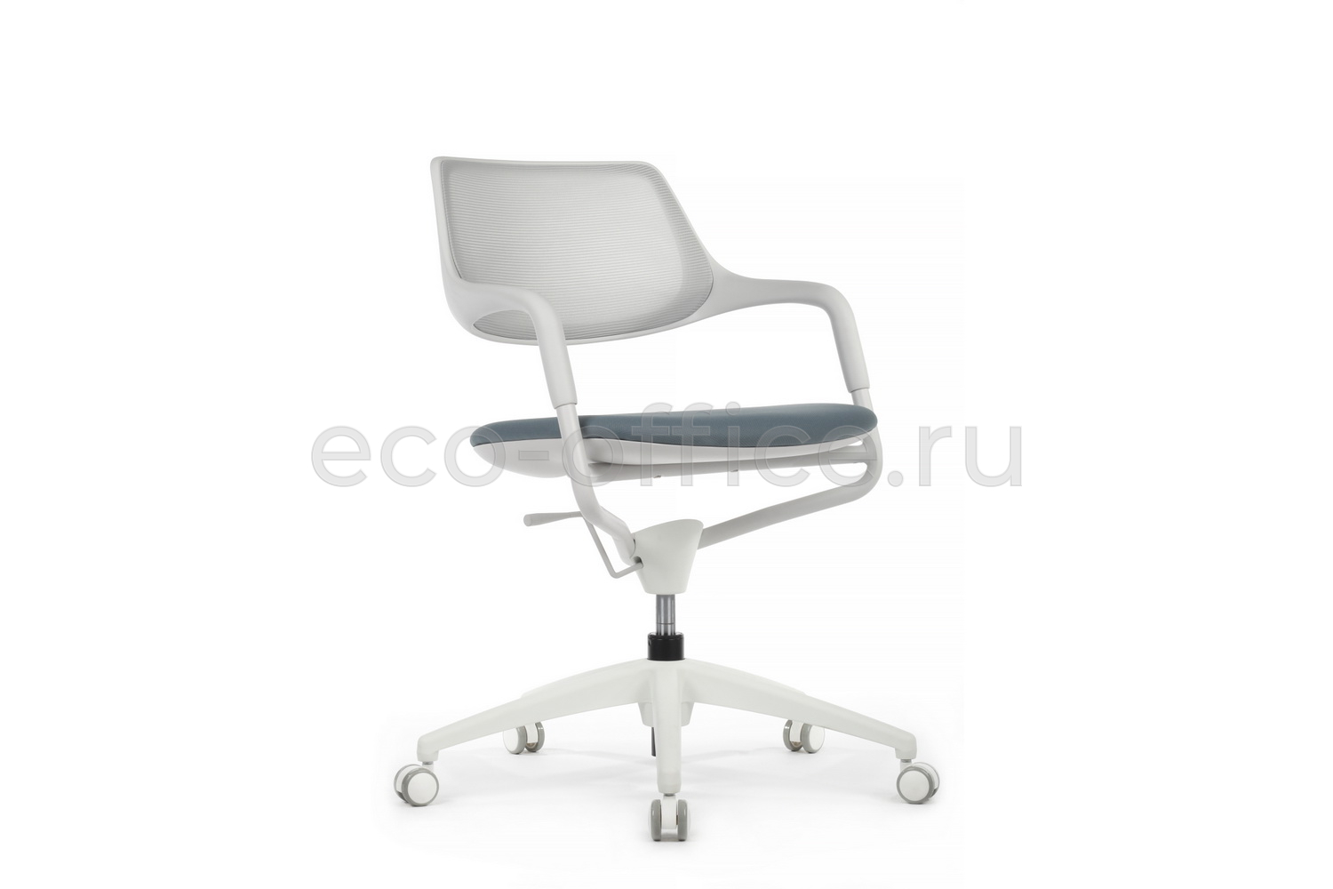 Кресло RV Design SCROLL HY-813D Серая сетка / Серая ткань купить в Самаре