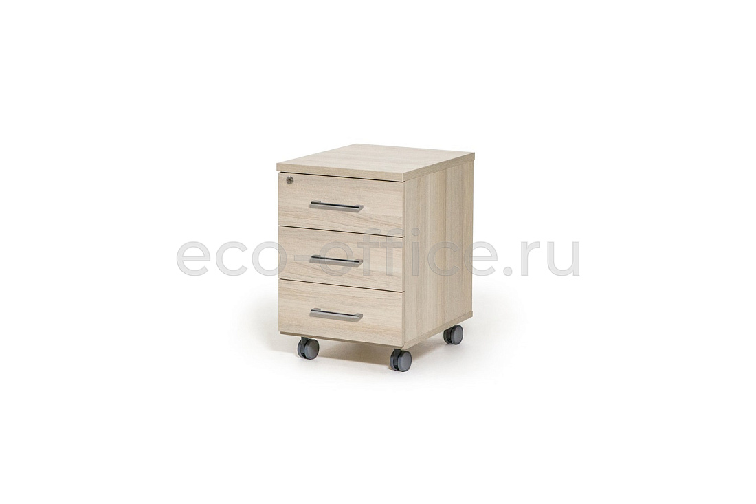 Тумба подкатная 3 ящика FE/RO 72T002 DYDY Дуб Светлый купить в Самаре