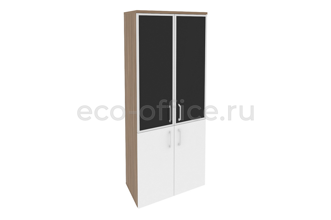Шкаф высокий широкий ONIX O.ST-1.2 R black Дуб Аризона / Белый Бриллиант купить в Самаре