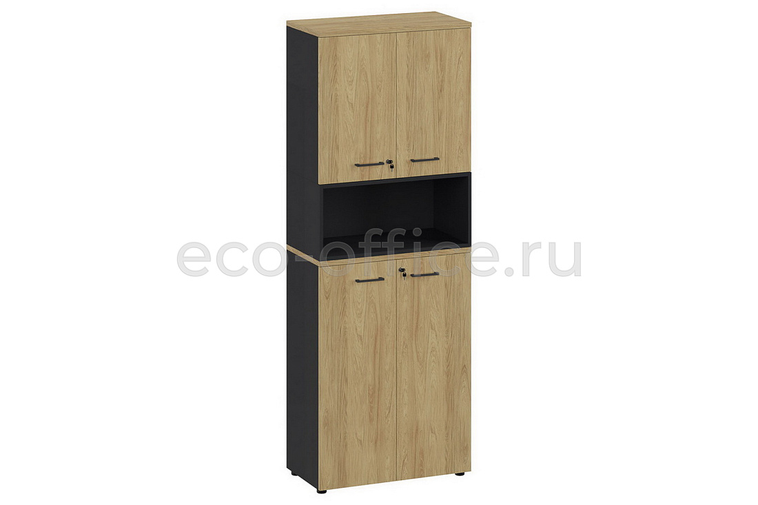 Шкаф высокий составной FLEX 221 hinged/open 156Z 15 156Z.34 Гикори купить в Самаре