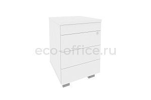 Тумба мобильная (TIP-ON) Оникс O.TM-3 TIP Белый Бриллиант фото
