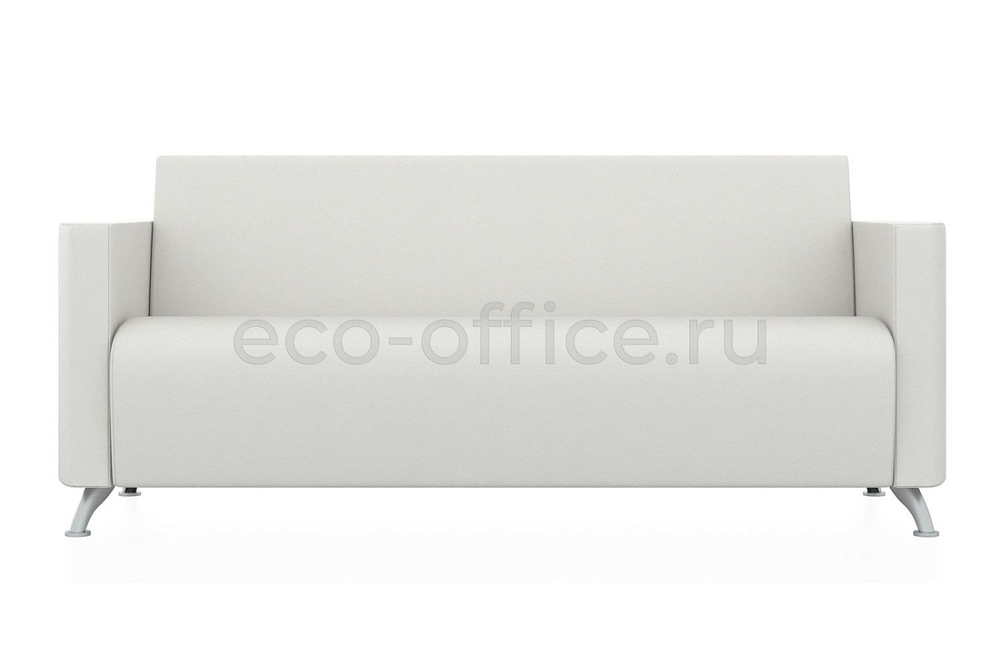 Трехместный диван СИТИ экокожа Euroline 920 Ультра белый купить в Самаре