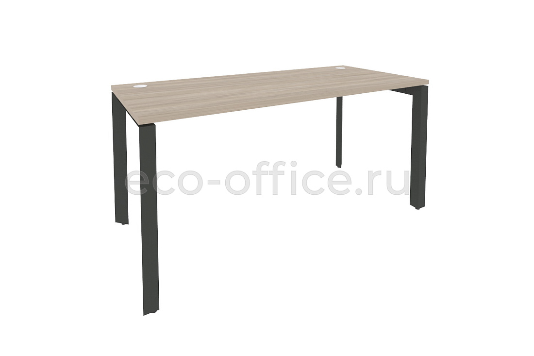 Стол рабочий на П-образном м/к ONIX O.MP-SP-4.7 Дуб Аттик / Антрацит металл  купить в Самаре
