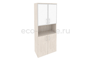 Шкаф высокий широкий Оникс O.ST-1.4 R white Денвер Светлый фото