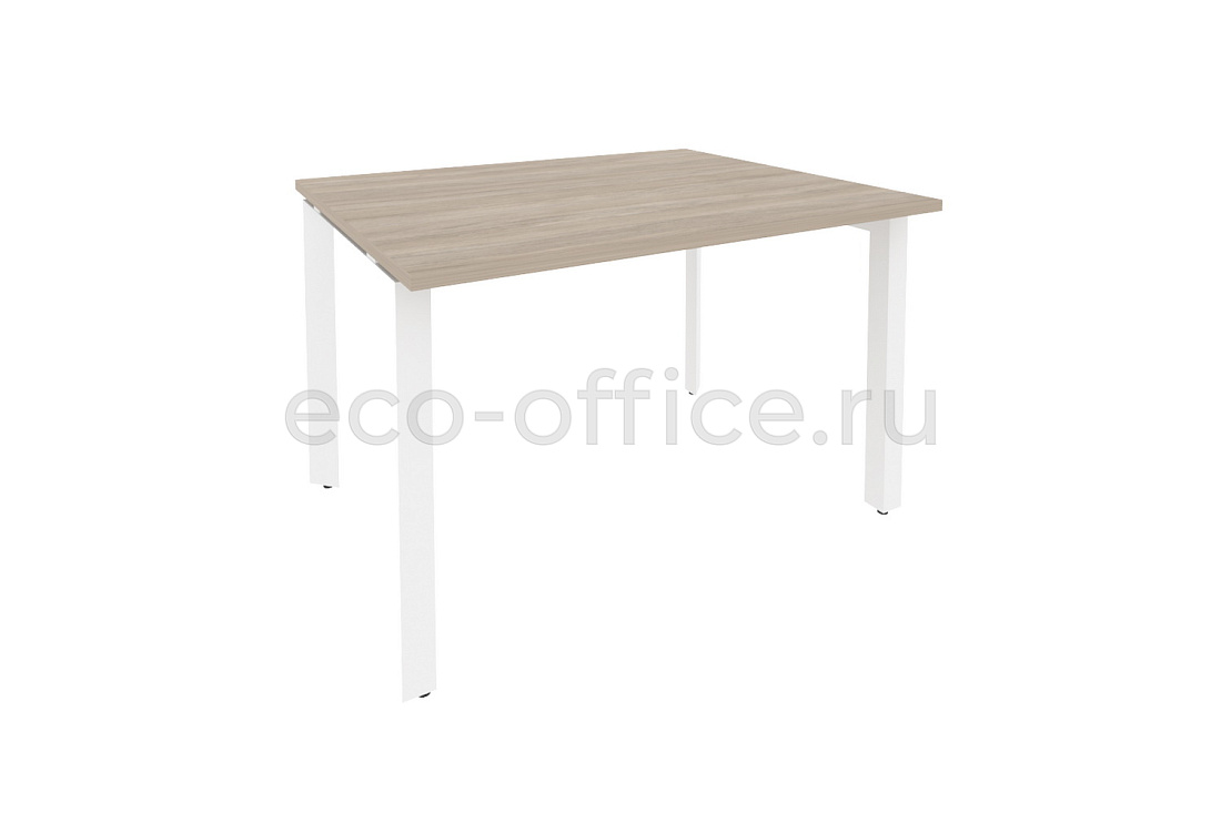 Стол переговорный (1 столешница) ONIX O.MP-PRG-1.2 Дуб Аттик / Белый металл  купить в Самаре