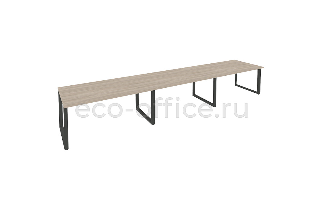 Стол переговорный (3 столешницы) ONIX O.MO-PRG-3.4 Дуб Аттик / Антрацит металл  купить в Самаре
