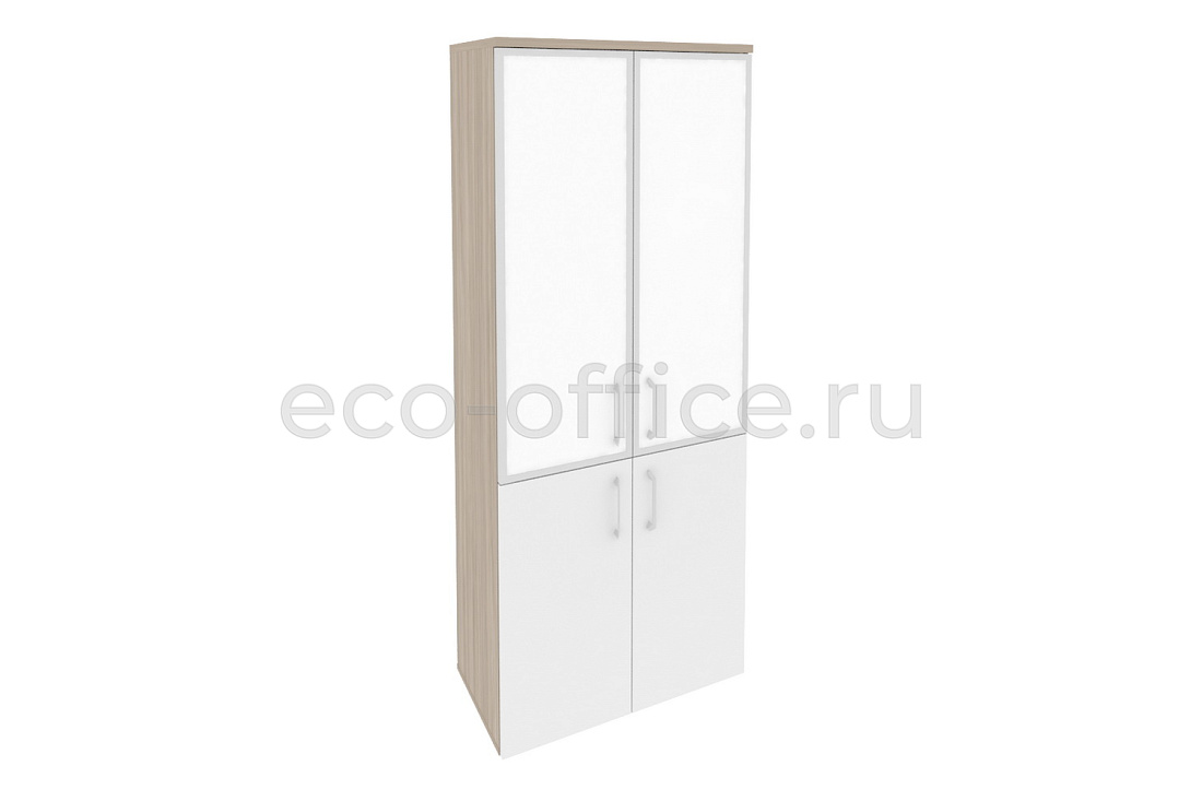 Шкаф высокий широкий ONIX O.ST-1.2 R white Дуб Аттик / Белый Бриллиант купить в Самаре