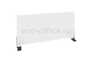 Экран боковой (ЛДСП) Оникс O.EKR-80 Белый Бриллиант / Антрацит металл фото