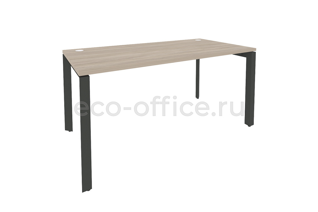 Стол рабочий на П-образном м/к ONIX O.MP-SP-4.8 Дуб Аттик / Антрацит металл  купить в Самаре