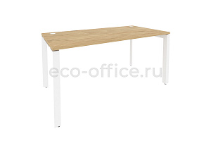 Стол рабочий на П-образном м/к Оникс O.MP-SP-4.8 Тиквуд Светлый / Белый металл фото
