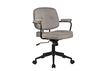 Кресло ECO-CHAIR CHESTER W-221T Серый велюр купить в Самаре