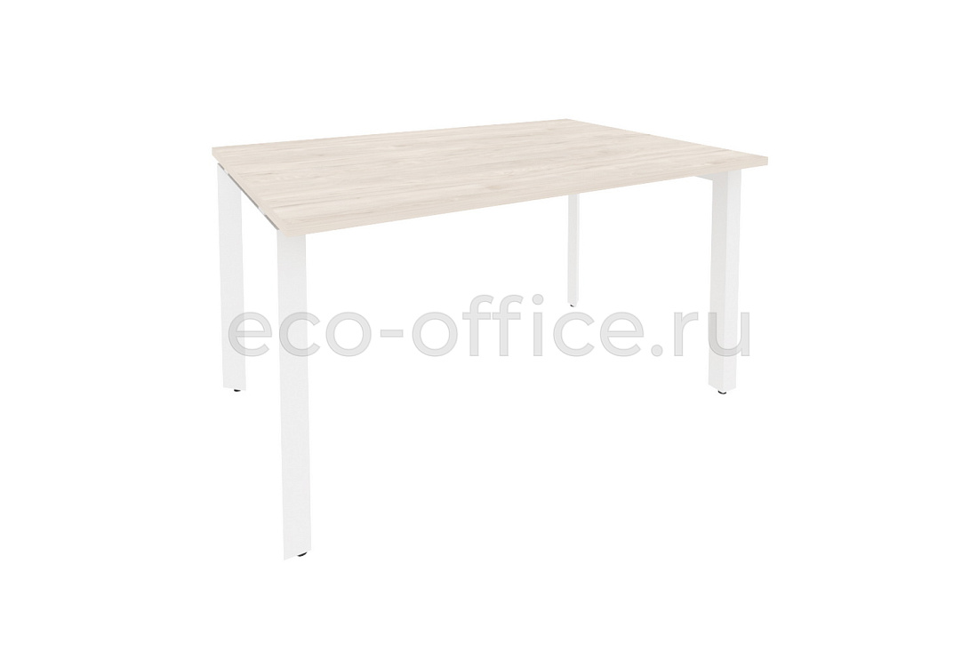 Стол переговорный (1 столешница) ONIX O.MP-PRG-1.3 Денвер Светлый / Белый металл  купить в Самаре