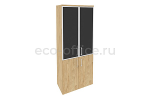 Шкаф высокий широкий Оникс O.ST-1.2 R black Тиквуд Светлый фото