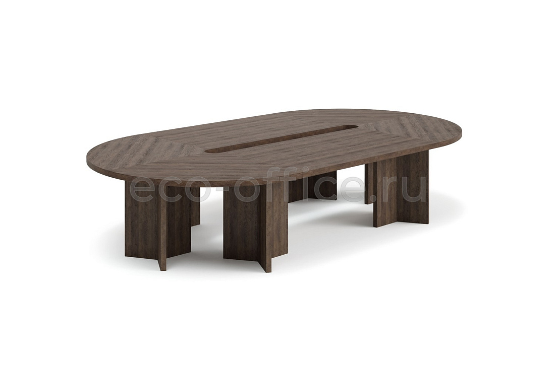 Стол переговоров LAVA Conference table 360x200 Табак купить в Самаре