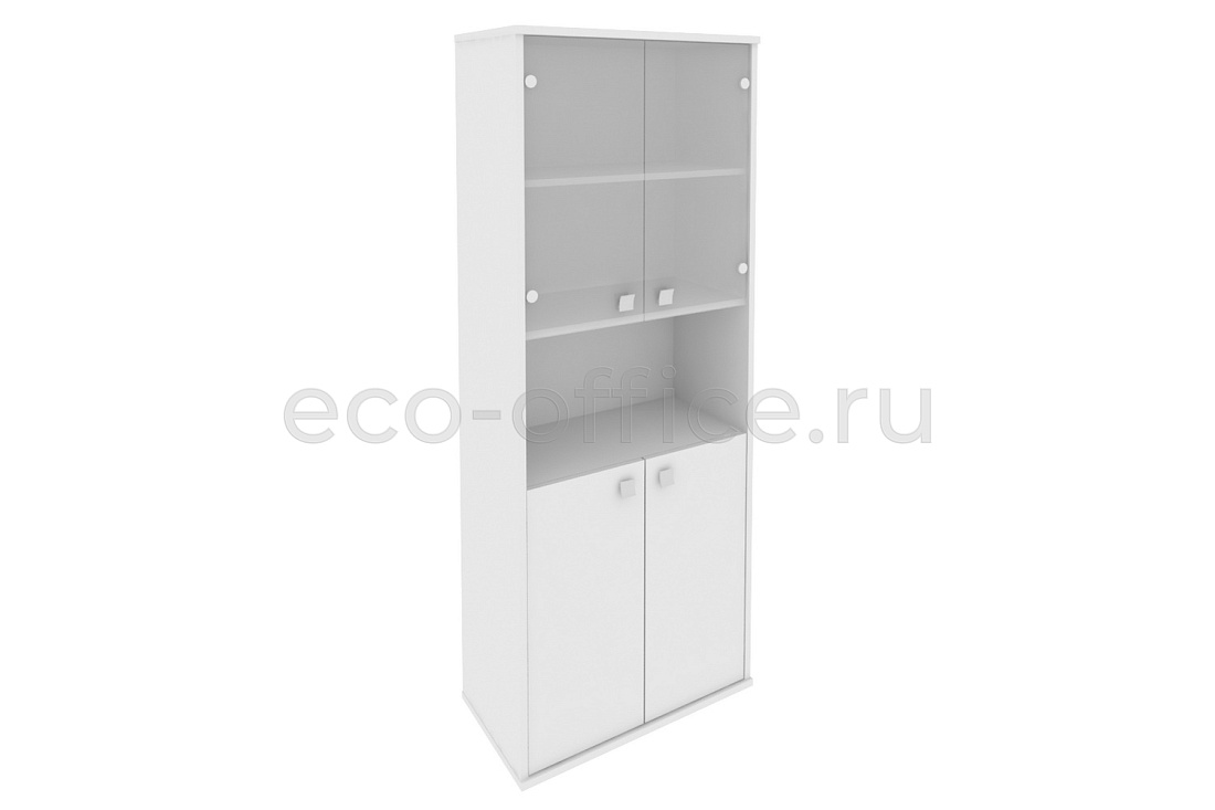 Шкаф высокий широкий STYLE Л.СТ-1.4 Белый купить в Самаре
