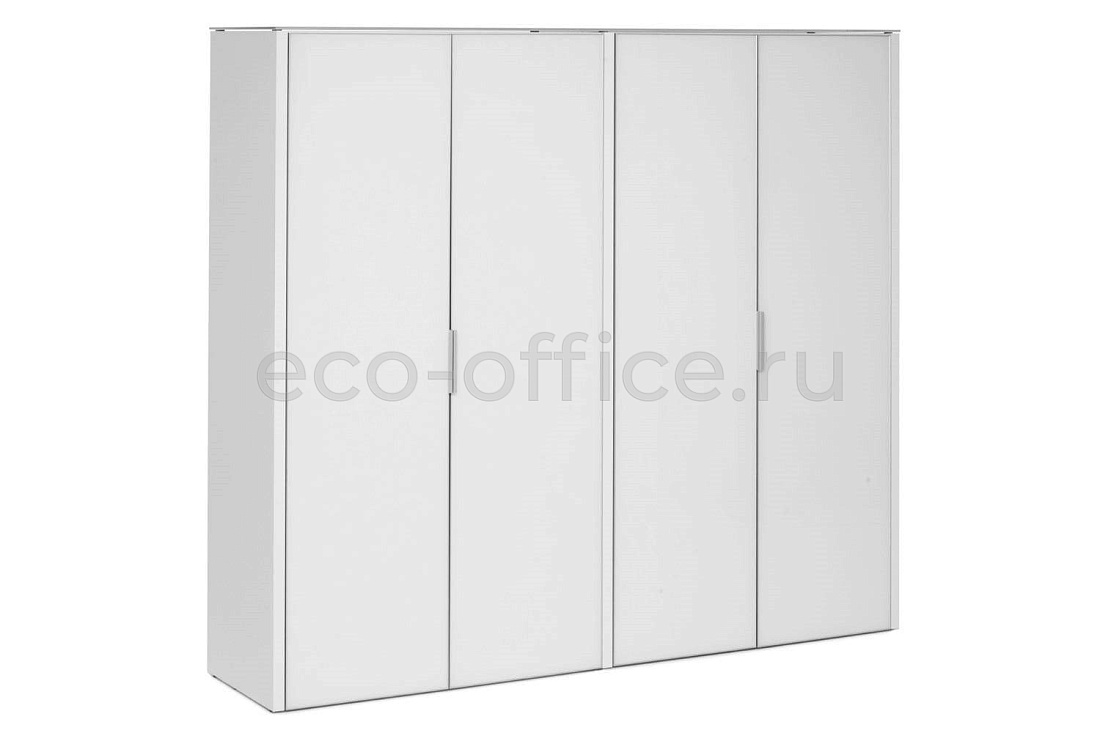 Шкаф для бумаг 4 двери GALA LIB4/980 +2*LIBW/980 WHITE crvGLASS купить в Самаре