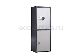 Шкаф бухгалтерский AIKO SL-125/2T EL Графит (RAL 7024) / Светло-серый (RAL 7038) купить в Самаре