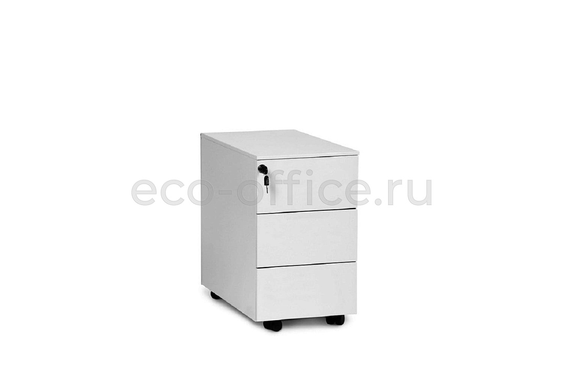 Тумба мобильная 3 ящика узкая UNI СSP3 BI / 5133764901 CS3 BI / 5133359901Белый купить в Самаре