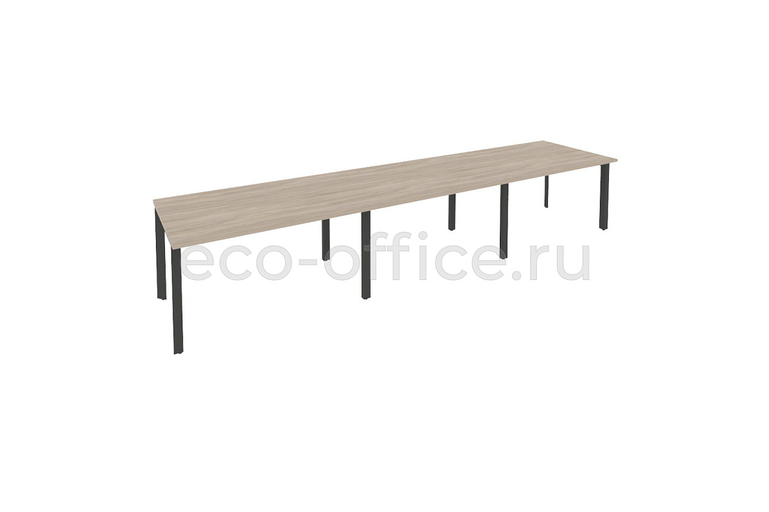 Стол переговорный (3 столешницы) ONIX O.MP-PRG-3.3 Дуб Аттик / Антрацит металл  купить в Самаре