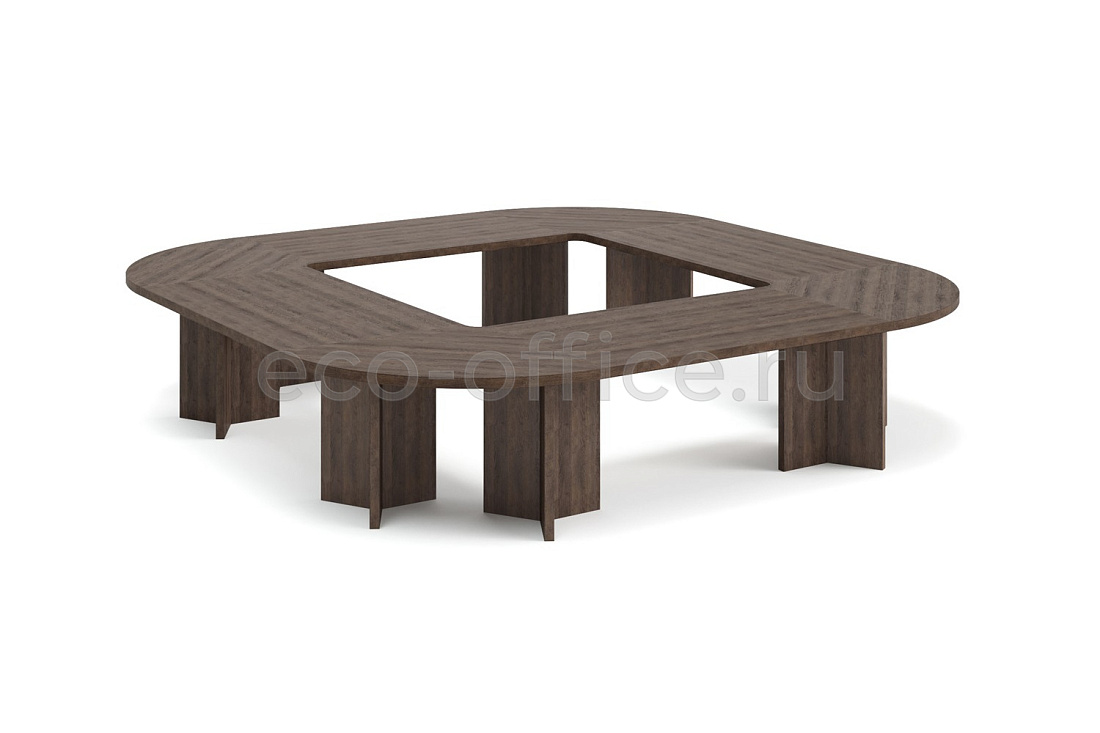 Стол переговоров LAVA Conference table 360x360 Табак купить в Самаре
