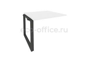 Проходной наборный элемент Оникс O.MO-NPRG-1 Белый Бриллиант / Антрацит металл фото