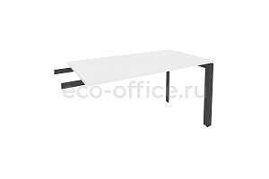 Брифинг-приставка на П-образном м/к Оникс O.MP-BR-13 Белый Бриллиант / Антрацит металл фото