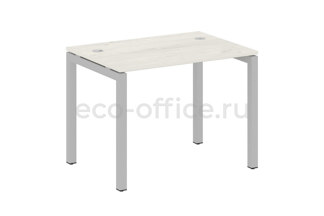 Стол письменный METAL SYSTEM QUATTRO 5x5 50БП.СП-1 Дуб Наварра / Серый металл купить в Самаре