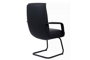 Конференц-кресло RV Chair OTTO CV-P001BS Чёрная экокожа фото